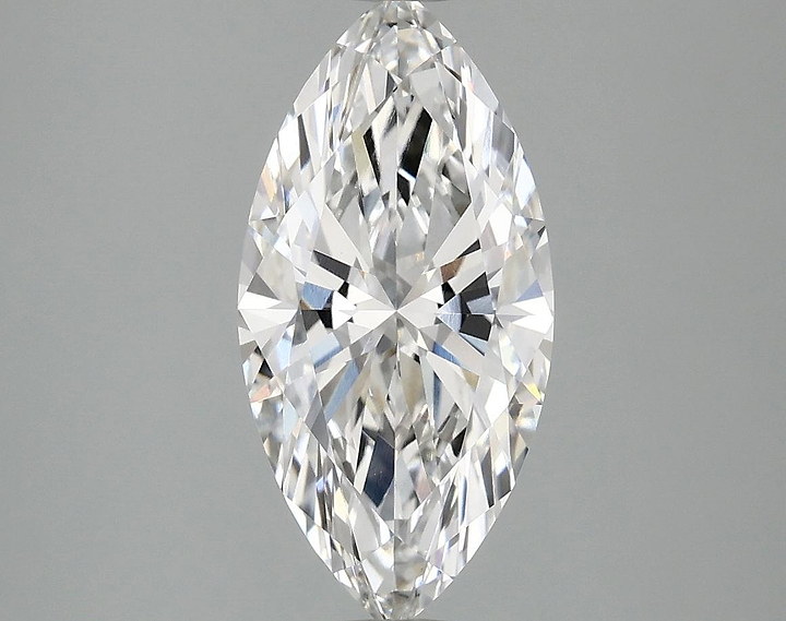 2.34 Carat Marquise Shaped Ideal Cut VVS2 IGI Certified Lab Grown Diamond