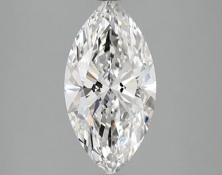 2.01 Carat Marquise Shaped Ideal Cut VVS2 IGI Certified Lab Grown Diamond