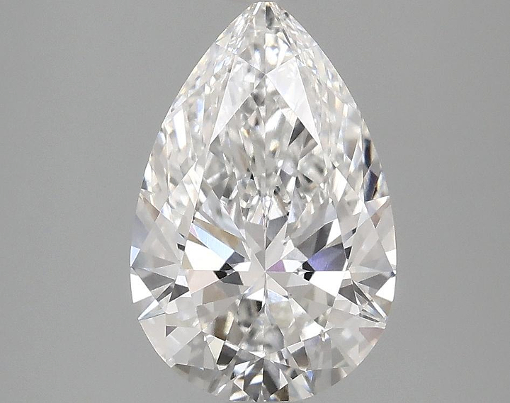 2.02 Carat Pear Shaped Excellent Cut VVS2 IGI Certified Lab Grown Diamond