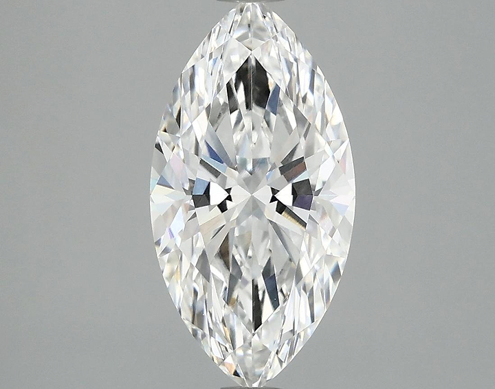 2.1 Carat Marquise Shaped Ideal Cut VVS2 IGI Certified Lab Grown Diamond