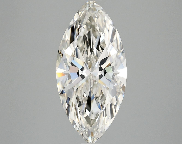 3.02 Carat Marquise Shaped Excellent Cut VVS2 IGI Certified Lab Grown Diamond