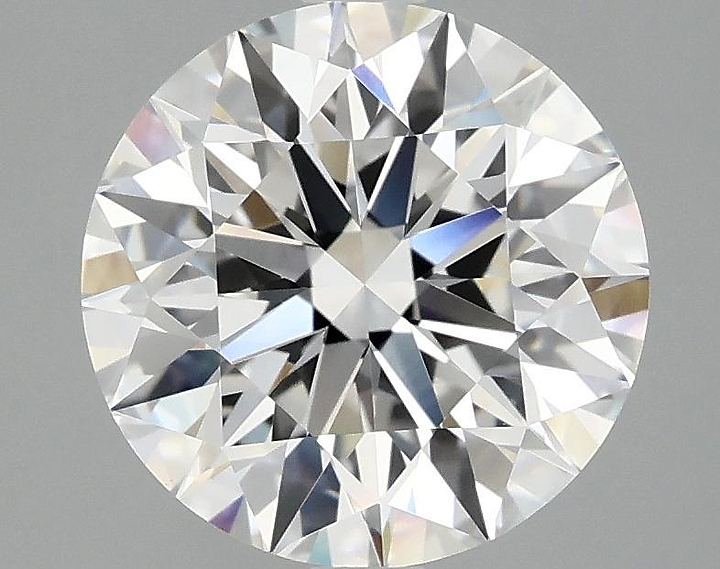 3.06 Carat Round Shaped Excellent Cut VVS2 IGI Certified Lab Grown Diamond