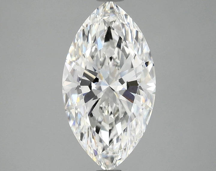 3.06 Carat Marquise Shaped Excellent Cut VVS2 IGI Certified Lab Grown Diamond