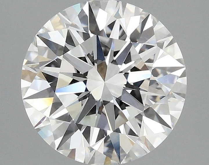 2.52 Carat Round Shaped Ideal Cut VVS2 IGI Certified Lab Grown Diamond
