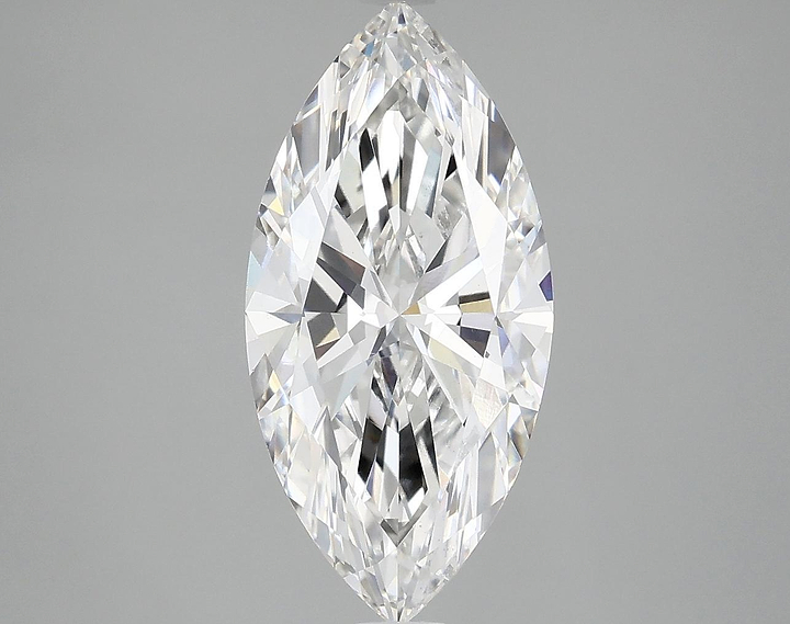2.97 Carat Marquise Shaped Ideal Cut VVS2 IGI Certified Lab Grown Diamond