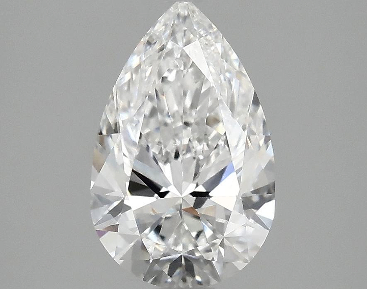 1.59 Carat Pear Shaped Ideal Cut VVS2 IGI Certified Lab Grown Diamond