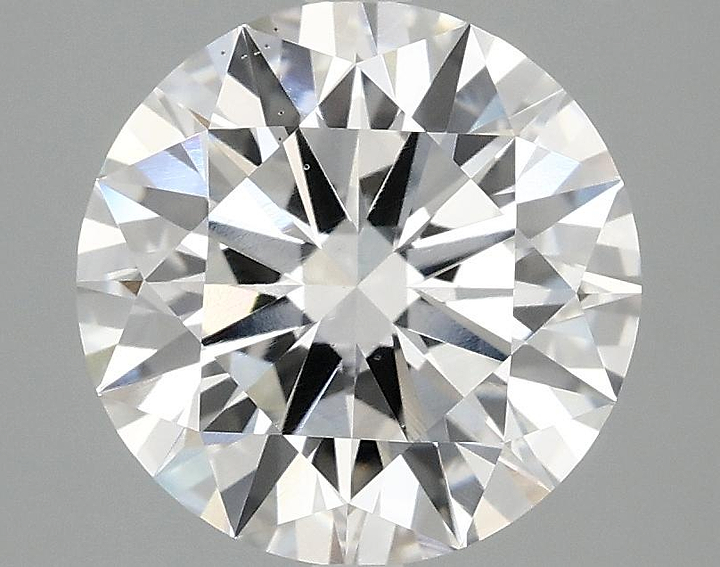 3.07 Carat Round Shaped Ideal Cut VS2 IGI Certified Lab Grown Diamond