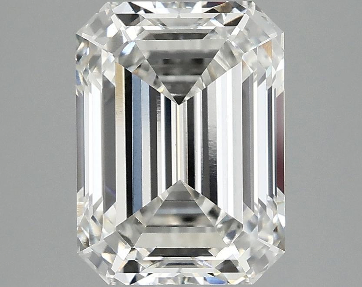3.08 Carat Emerald Shaped Excellent Cut VS1 IGI Certified Lab Grown Diamond