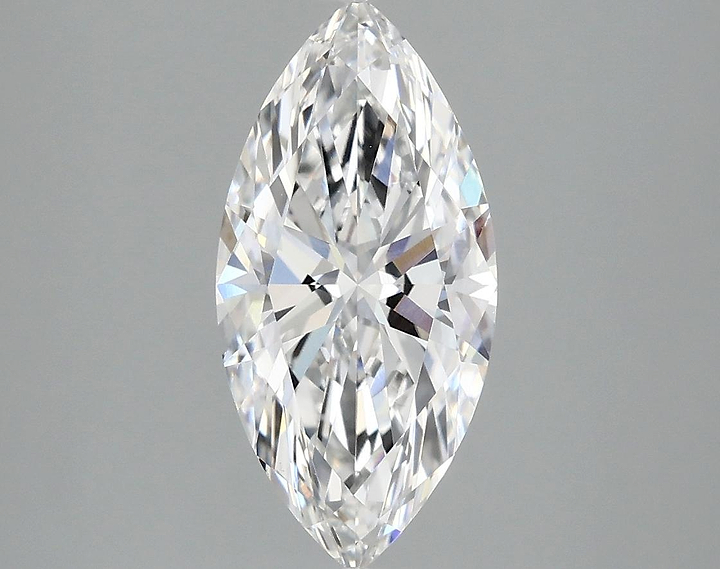 2.08 Carat Marquise Shaped Excellent Cut VS1 IGI Certified Lab Grown Diamond
