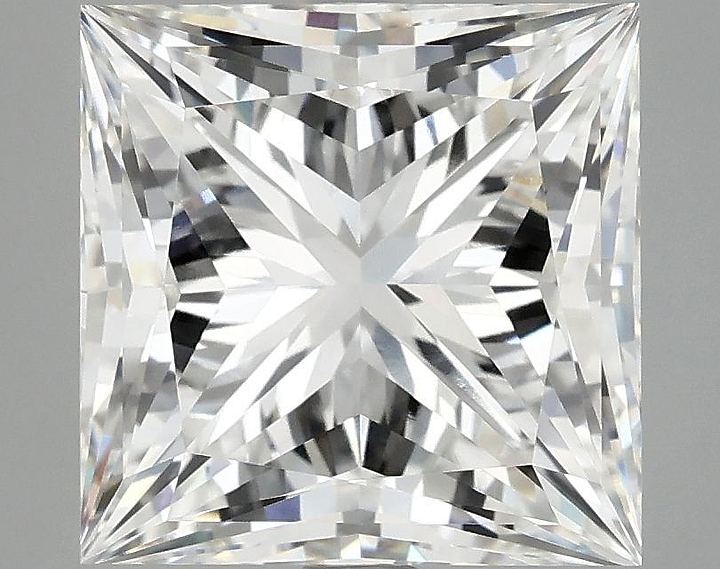 5.1 Carat Princess Shaped Ideal Cut VVS2 IGI Certified Lab Grown Diamond