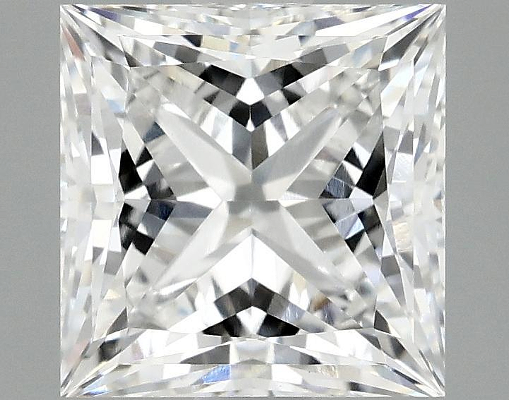 2.08 Carat Princess Shaped Ideal Cut VVS2 IGI Certified Lab Grown Diamond