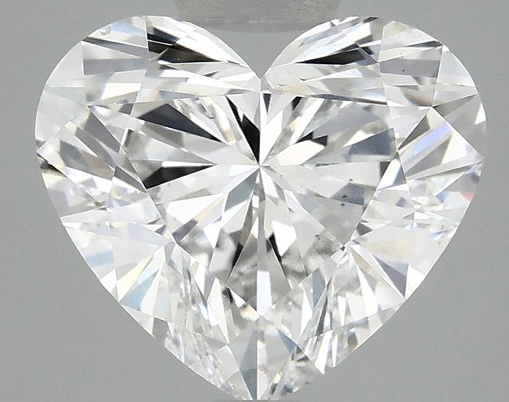 3.09 Carat Heart Shaped Ideal Cut VS2 IGI Certified Lab Grown Diamond