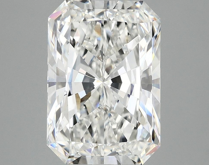 3.96 Carat Radiant Shaped Ideal Cut VVS2 IGI Certified Lab Grown Diamond