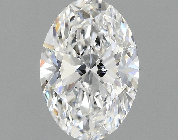 0.98 Carat Oval Shaped Ideal Cut VVS2 IGI Certified Lab Grown Diamond