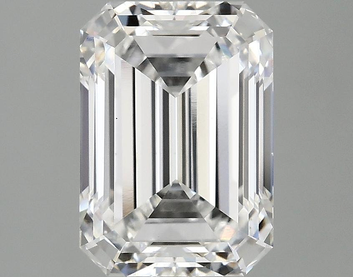 3.09 Carat Emerald Shaped Ideal Cut VS2 IGI Certified Lab Grown Diamond