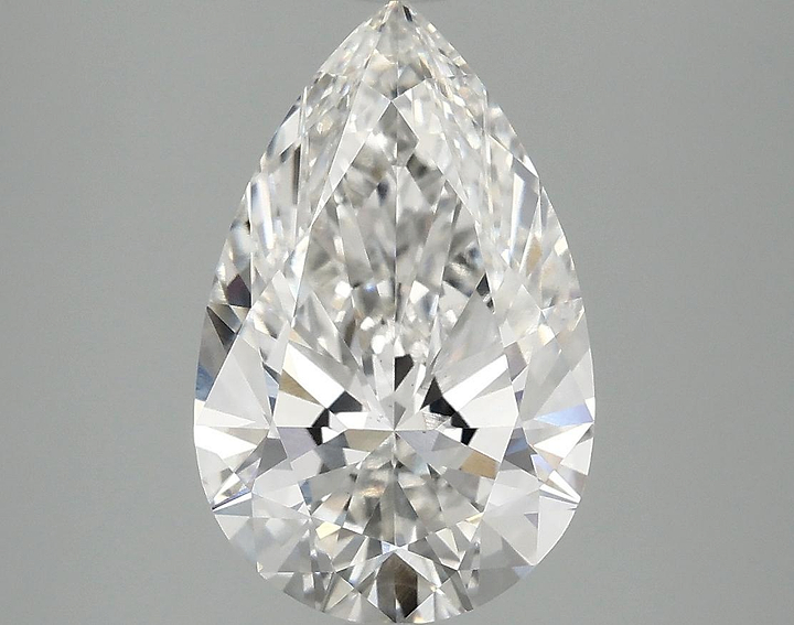 3.09 Carat Pear Shaped Ideal Cut VS1 IGI Certified Lab Grown Diamond