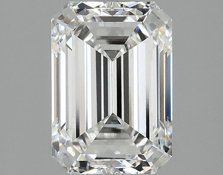 2.1 Carat Emerald Shaped Ideal Cut VS1 IGI Certified Lab Grown Diamond