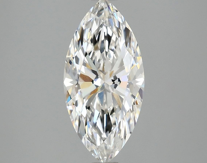 2.08 Carat Marquise Shaped Excellent Cut VVS2 IGI Certified Lab Grown Diamond