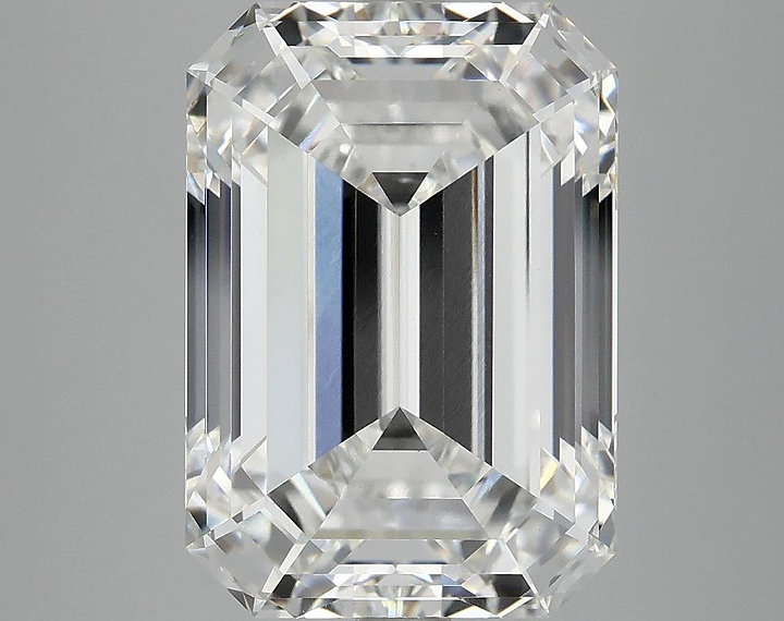 7.19 Carat Emerald Shaped Ideal Cut VVS2 IGI Certified Lab Grown Diamond