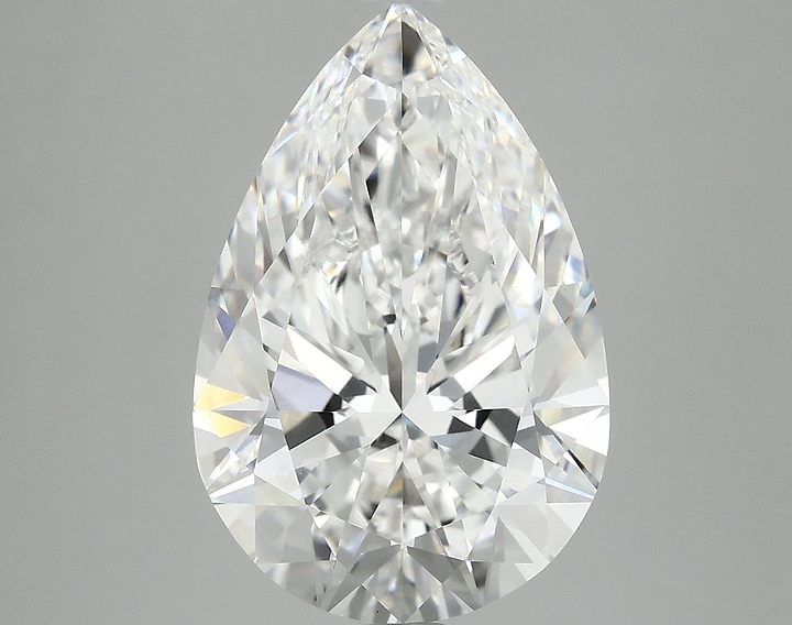 4.99 Carat Pear Shaped Excellent Cut VVS2 IGI Certified Lab Grown Diamond