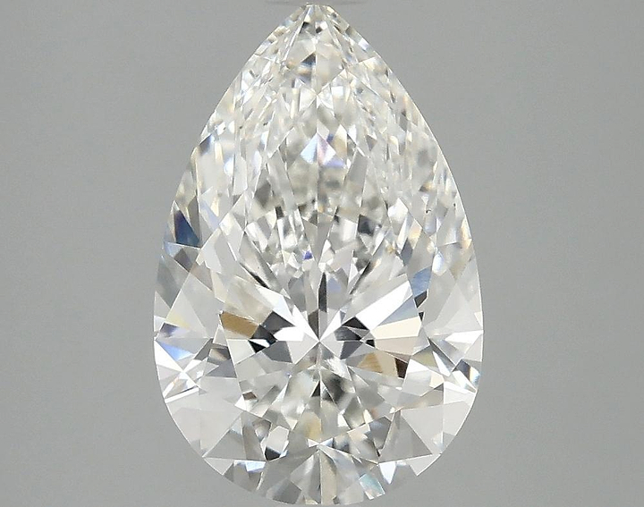 2.57 Carat Pear Shaped Ideal Cut VS1 IGI Certified Lab Grown Diamond
