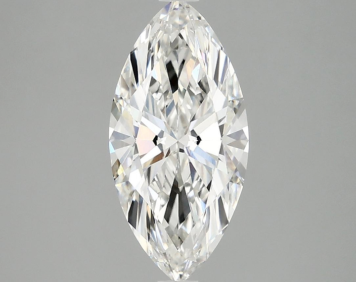 1.92 Carat Marquise Shaped Excellent Cut VVS2 IGI Certified Lab Grown Diamond