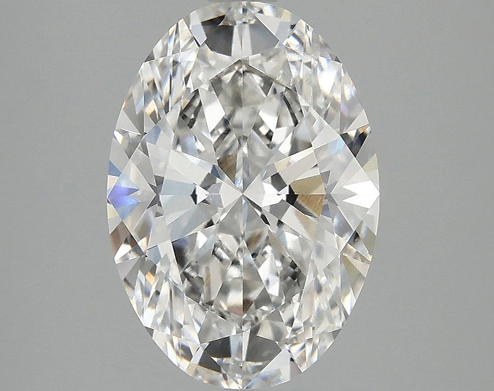 3.03 Carat Oval Shaped Ideal Cut VVS2 GSI Certified Lab Grown Diamond