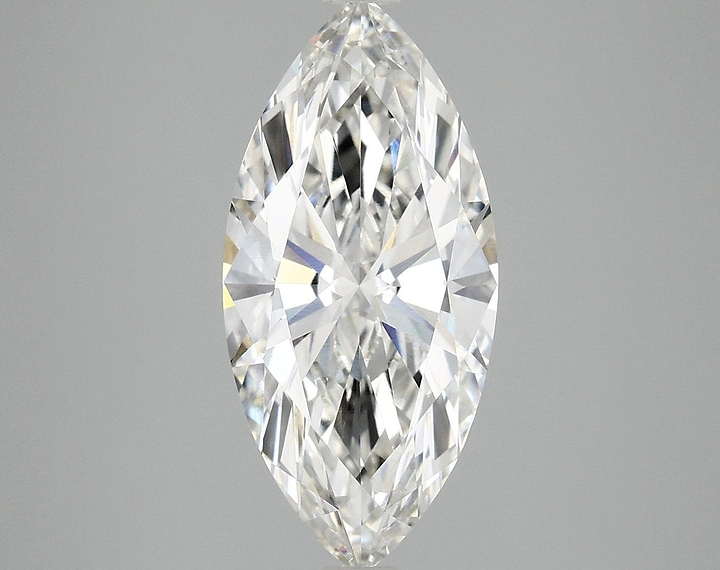 2.98 Carat Marquise Shaped Excellent Cut VVS2 IGI Certified Lab Grown Diamond