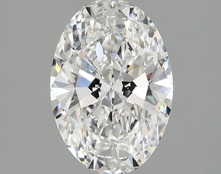 1.58 Carat Oval Shaped Ideal Cut VVS2 IGI Certified Lab Grown Diamond