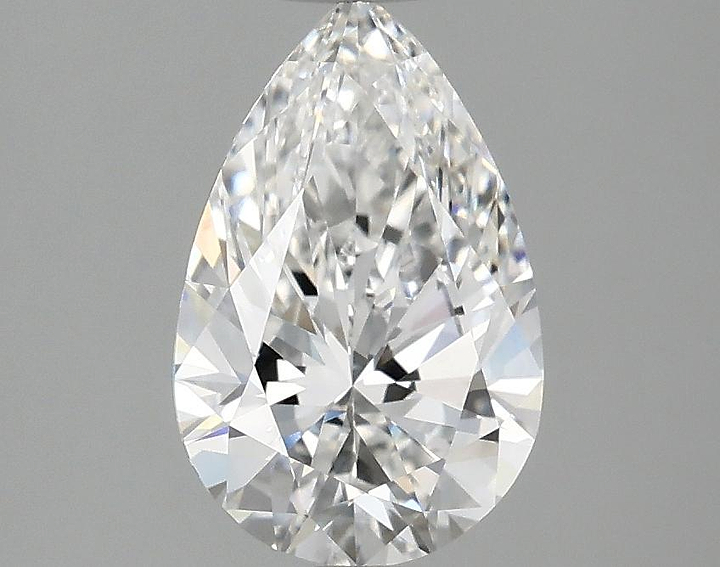1.58 Carat Pear Shaped Ideal Cut VVS2 IGI Certified Lab Grown Diamond