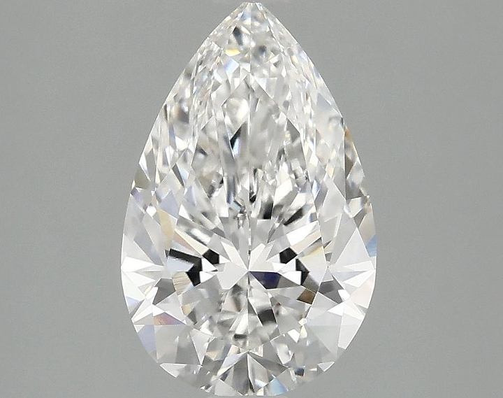 2.03 Carat Pear Shaped Ideal Cut VVS2 IGI Certified Lab Grown Diamond