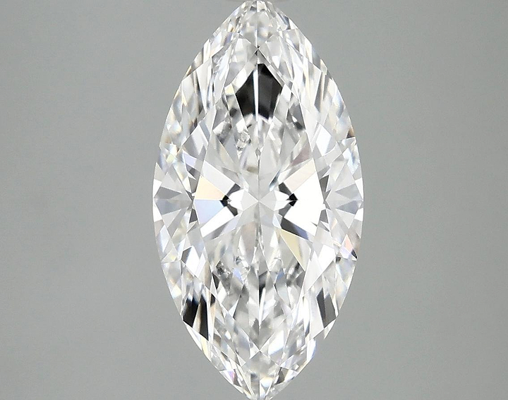 2.41 Carat Marquise Shaped Ideal Cut VVS2 IGI Certified Lab Grown Diamond