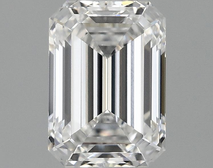 1.1 Carat Emerald Shaped Ideal Cut VVS2 IGI Certified Lab Grown Diamond