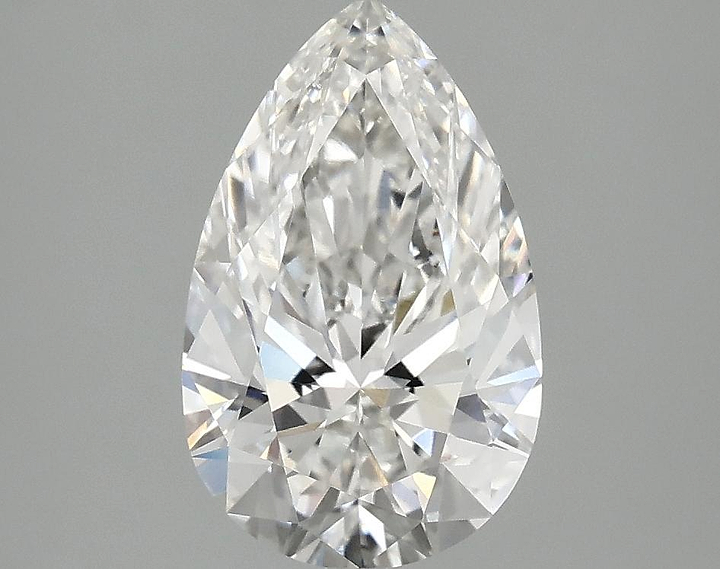 2.09 Carat Pear Shaped Ideal Cut VVS2 IGI Certified Lab Grown Diamond