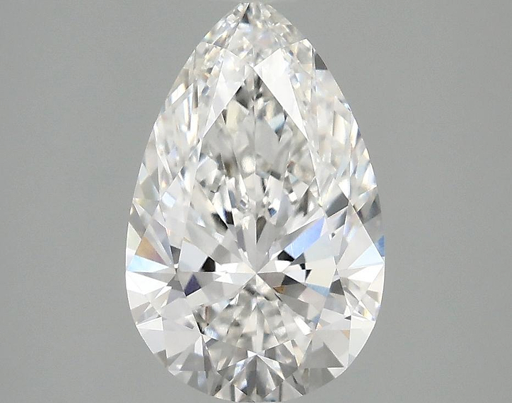 1.84 Carat Pear Shaped Ideal Cut VVS1 IGI Certified Lab Grown Diamond