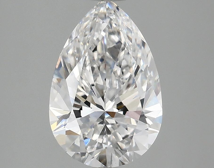 2.08 Carat Pear Shaped Excellent Cut VVS2 IGI Certified Lab Grown Diamond