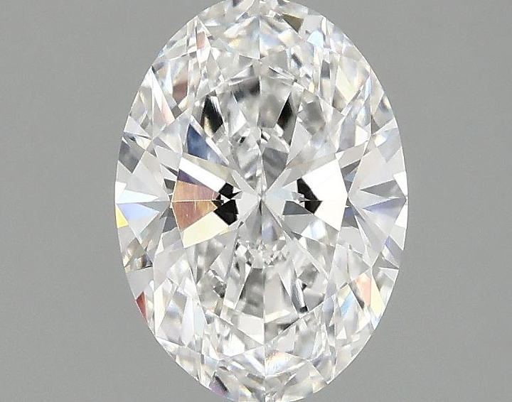 1.47 Carat Oval Shaped Ideal Cut VVS2 IGI Certified Lab Grown Diamond