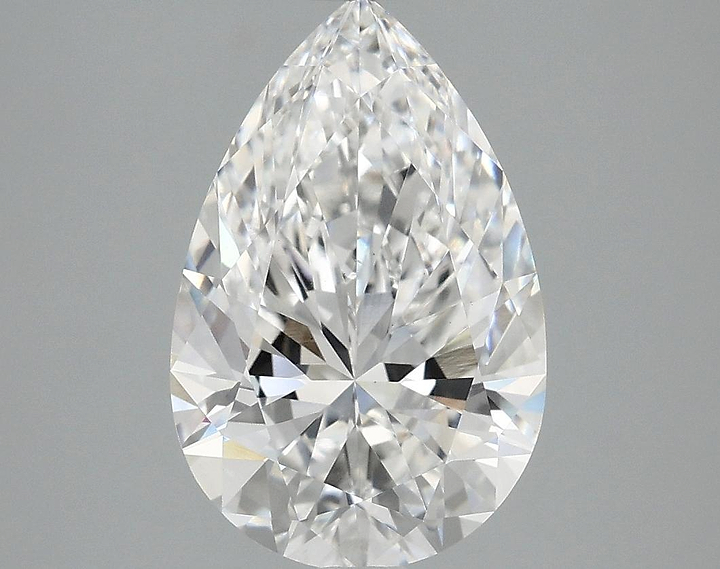 3.08 Carat Pear Shaped Excellent Cut VS1 IGI Certified Lab Grown Diamond