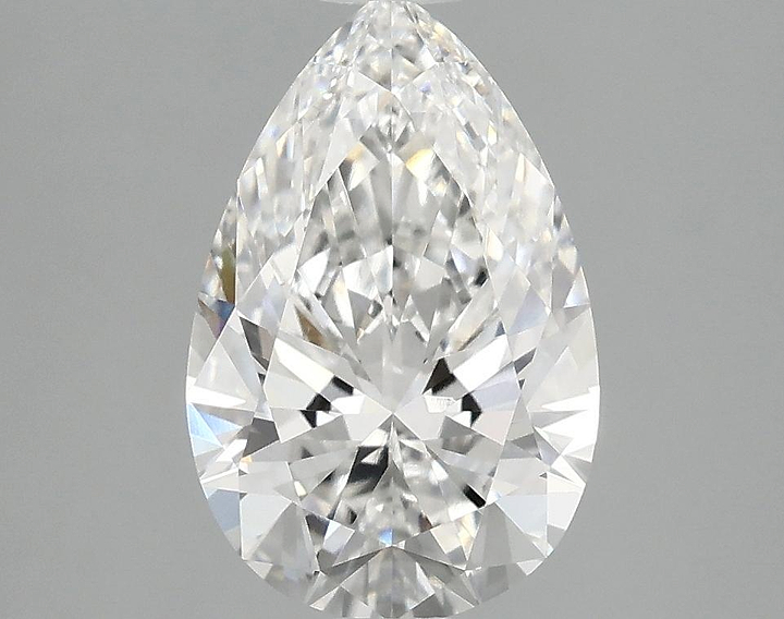 2.07 Carat Pear Shaped Ideal Cut VVS2 IGI Certified Lab Grown Diamond