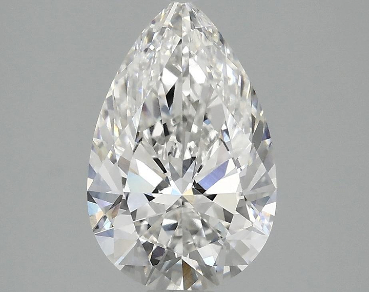 2.03 Carat Pear Shaped Ideal Cut VS1 IGI Certified Lab Grown Diamond