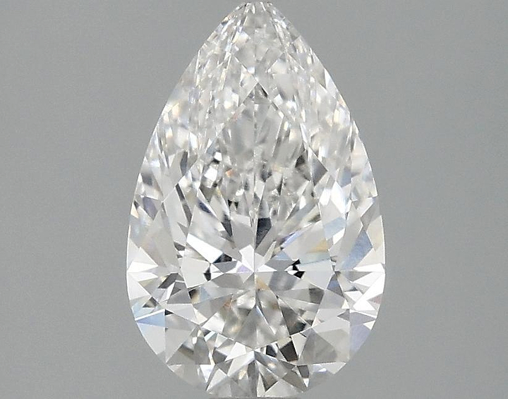 1.47 Carat Pear Shaped Ideal Cut VVS2 IGI Certified Lab Grown Diamond