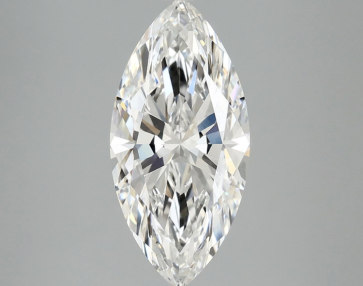 3.1 Carat Marquise Shaped Excellent Cut VVS2 IGI Certified Lab Grown Diamond