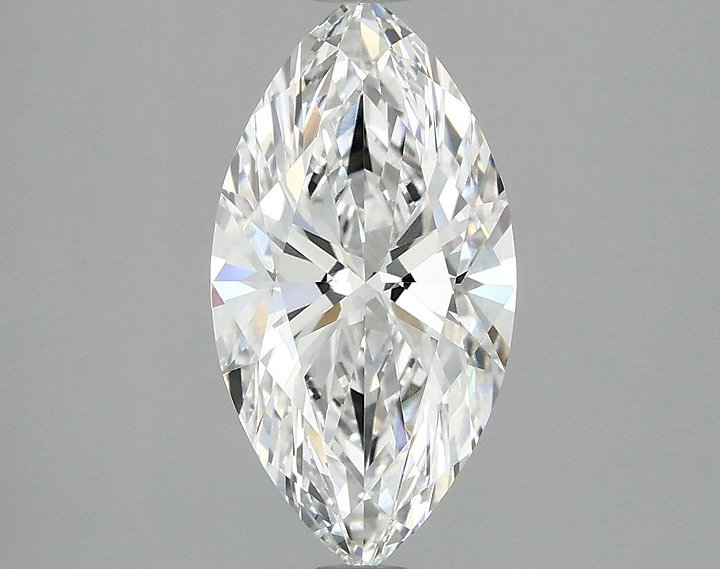 2.01 Carat Marquise Shaped Excellent Cut VVS2 IGI Certified Lab Grown Diamond