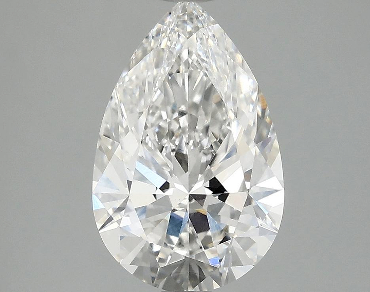 2.0 Carat Pear Shaped Ideal Cut VVS2 IGI Certified Lab Grown Diamond