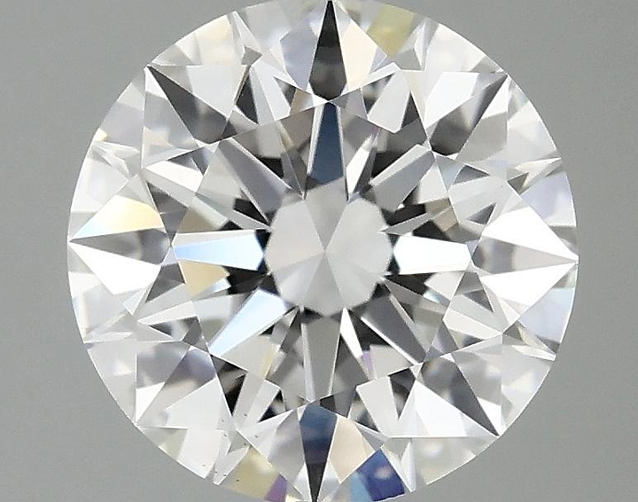 2.06 Carat Round Shaped Ideal Cut VVS2 IGI Certified Lab Grown Diamond