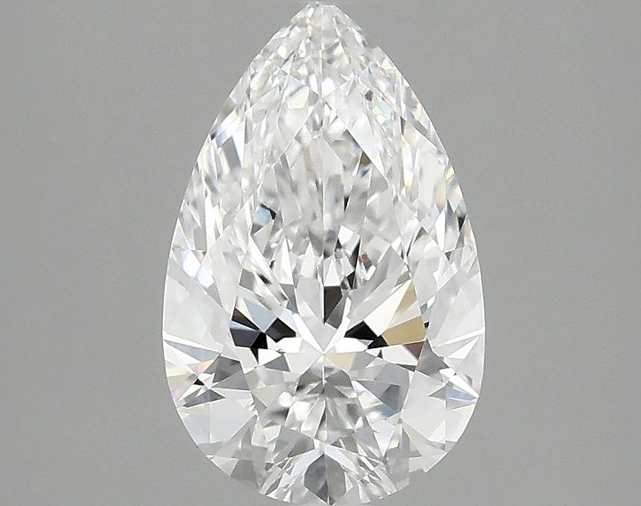 1.59 Carat Pear Shaped Ideal Cut VVS2 IGI Certified Lab Grown Diamond