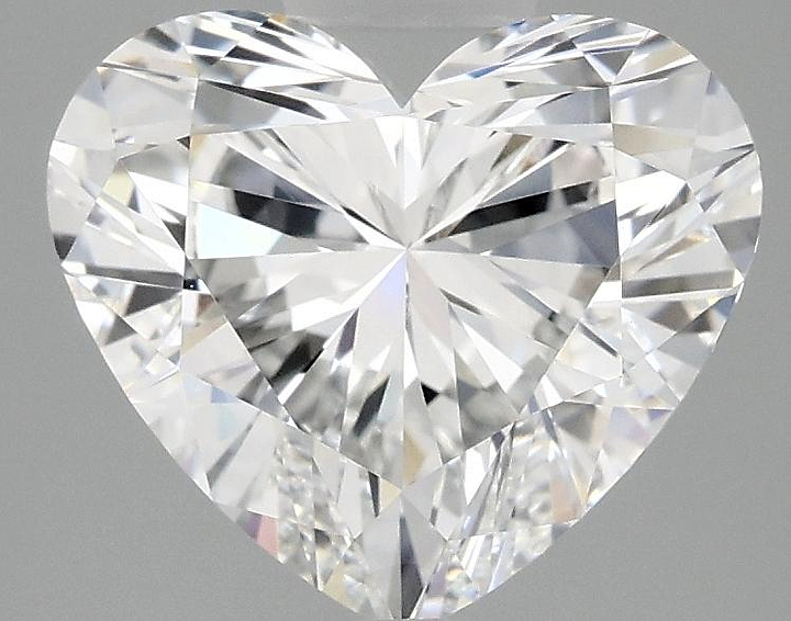 2.89 Carat Heart Shaped Ideal Cut VVS2 IGI Certified Lab Grown Diamond