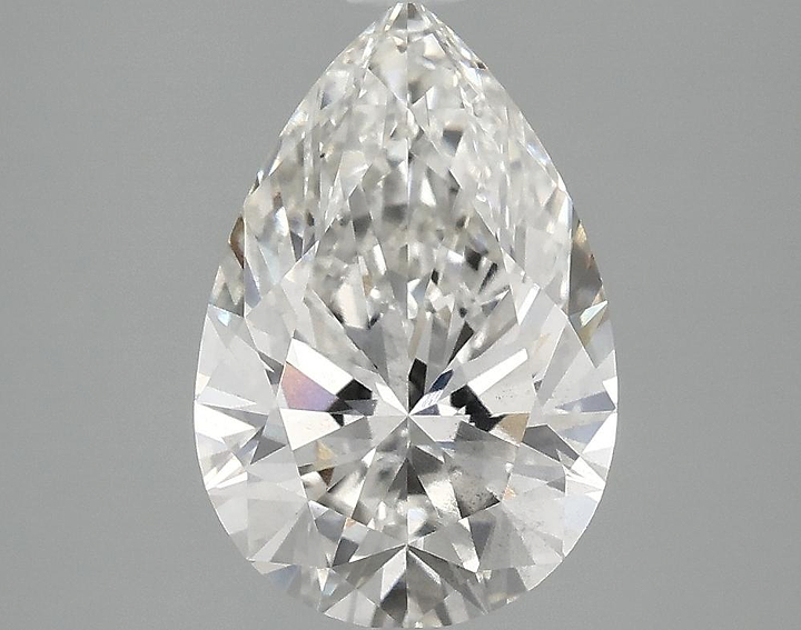 2.56 Carat Pear Shaped Excellent Cut SI1 IGI Certified Lab Grown Diamond