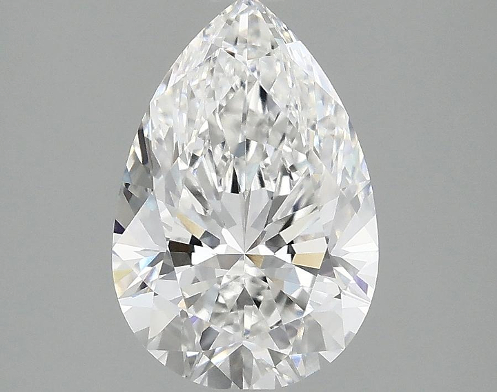 2.07 Carat Pear Shaped Excellent Cut VVS2 IGI Certified Lab Grown Diamond