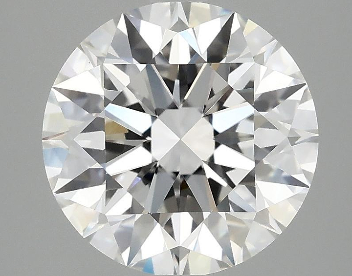 3.08 Carat Round Shaped Ideal Cut VVS2 IGI Certified Lab Grown Diamond